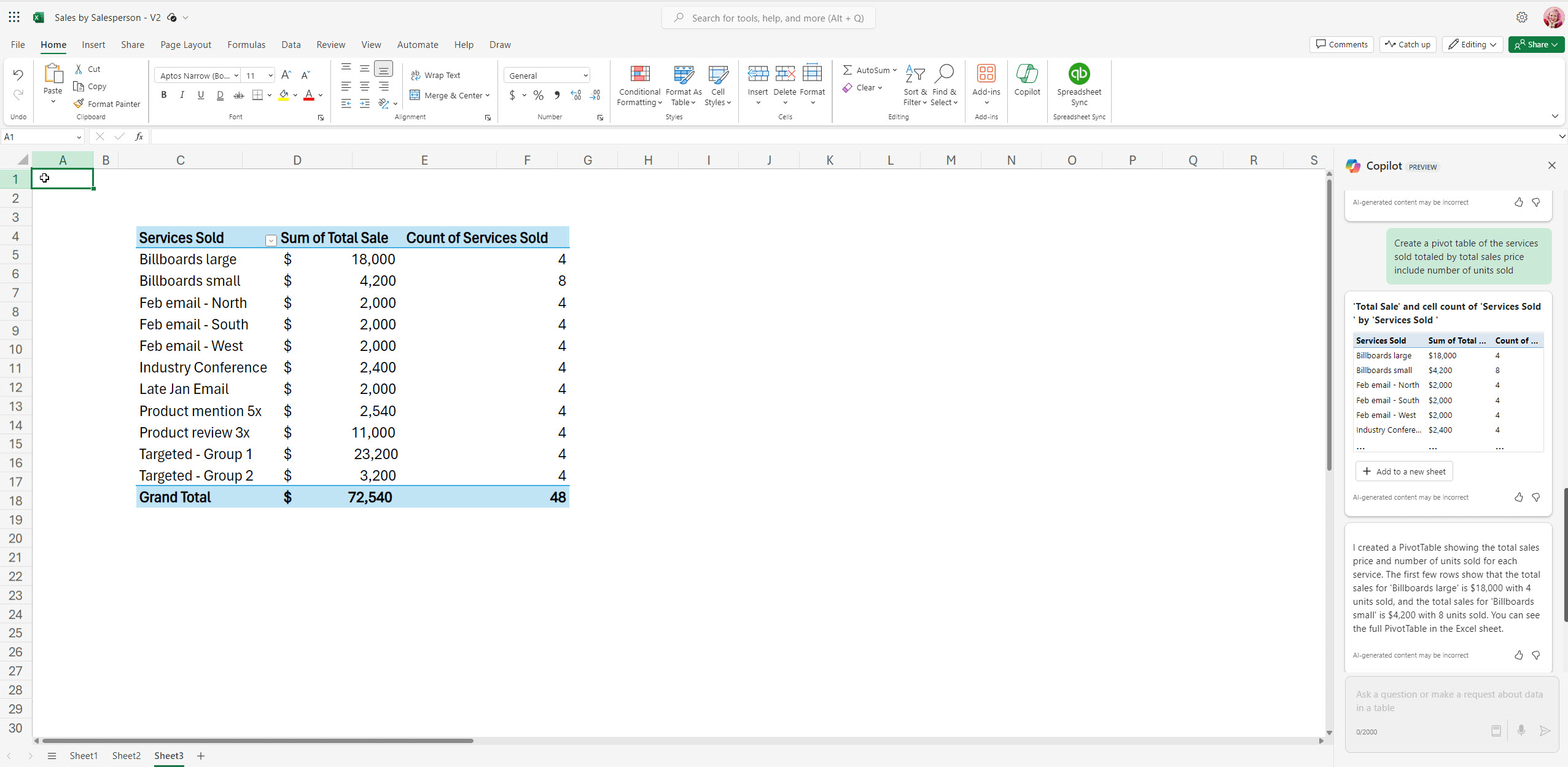 Solution Setting Up A Data Table And Using Copilot Copilot In Excel - Artistic Mobile Landscape Arts | Free Download
